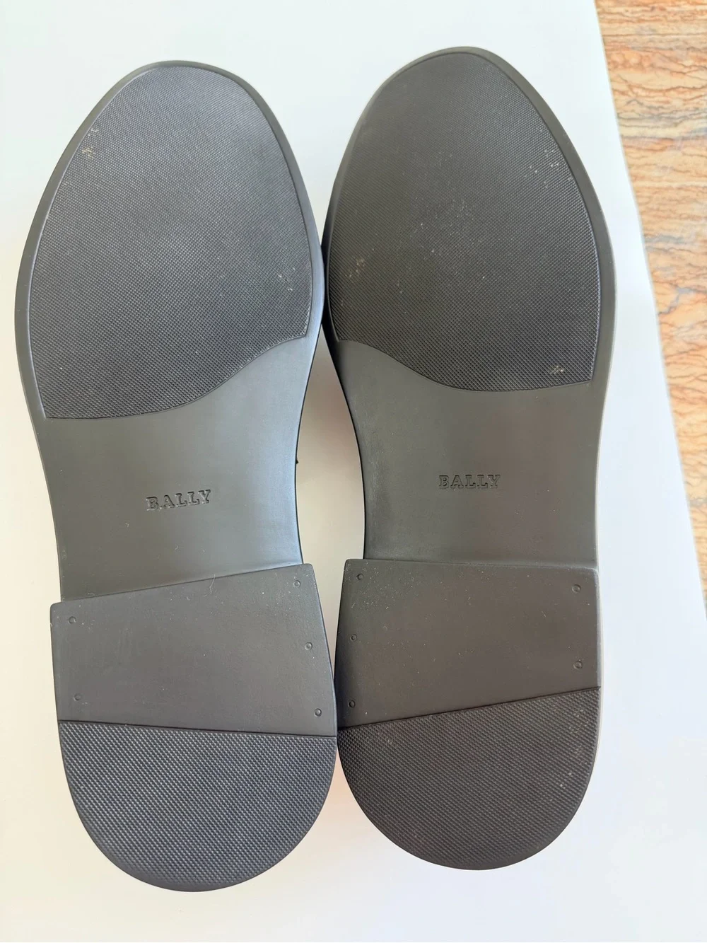 Bally Men's Salvan Black Leather Tassel Slip-On Loafers Size 11